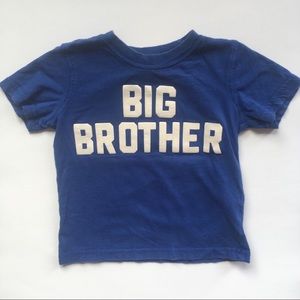 4/$15 Big brother blue Tee Carter’s 2T